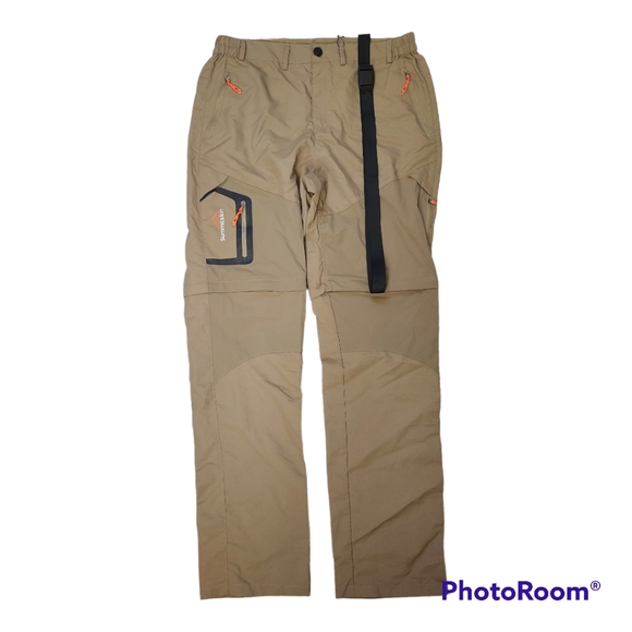 Summitskin versa khaki lightweight hiking mountain pants / shorts NWT - Picture 2 of 9